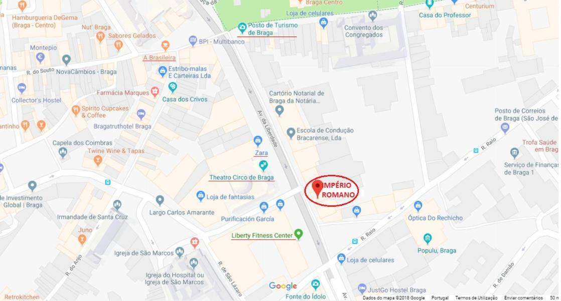 Imperio Romano Hotell Braga Eksteriør bilde